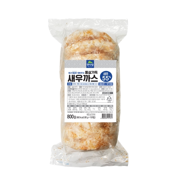 25 냉동 통살가득새우까스