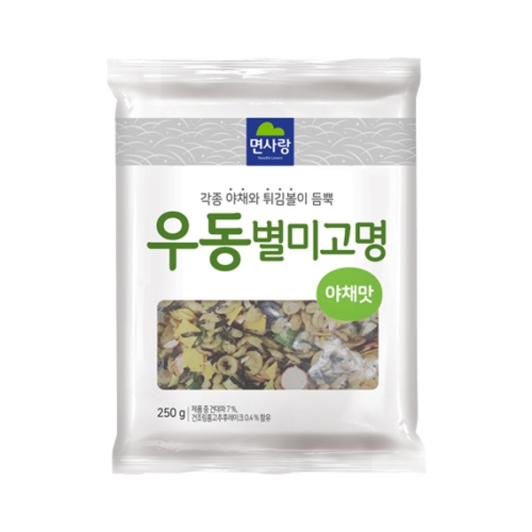 n 6 시뮬 그레이밴드 우동별미고명250g 야채맛