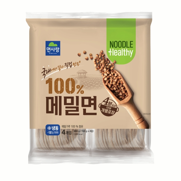 시뮬 100메밀면4입 번들